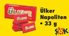 ÜLKER NAPOLİTEN ÇİKOLATA 33 G